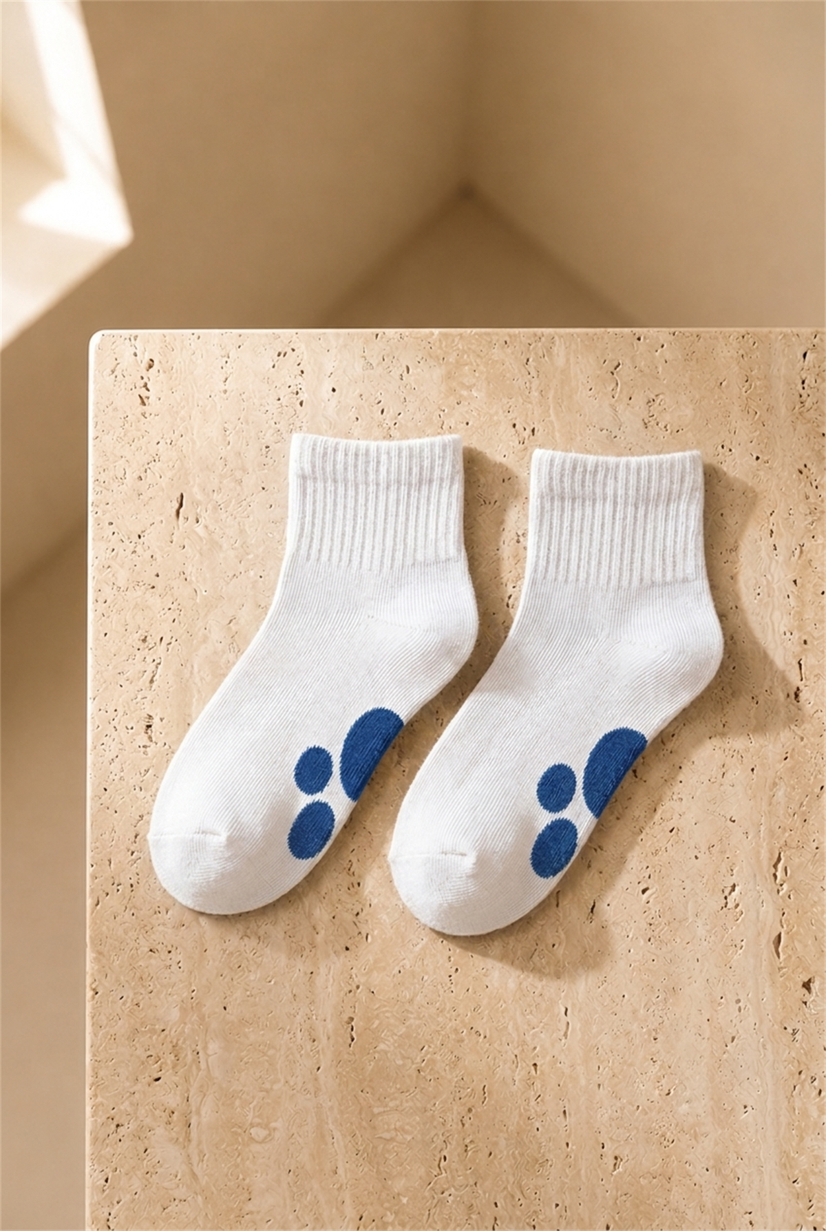 Boys 5-Piece Booties Socks With Printed Soles