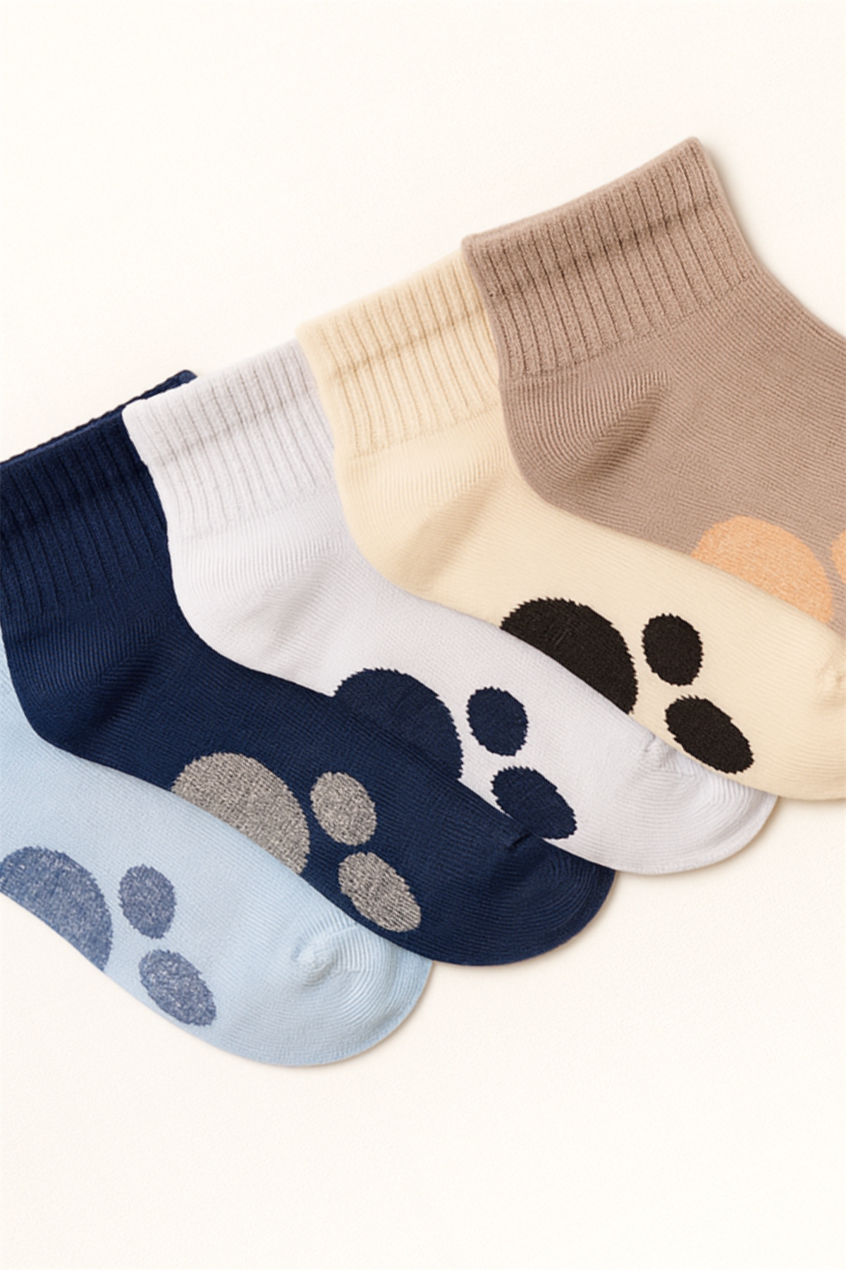 12401G2133 5 PCK ÇOCUK STEP ÇORAP MIX ÇOK RENKLİ