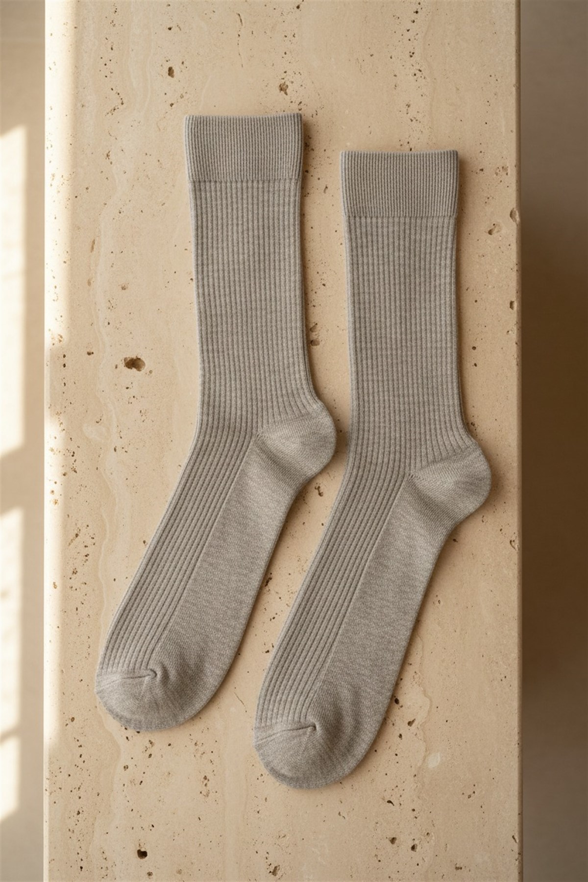 Mens Derby Light Gray Socks