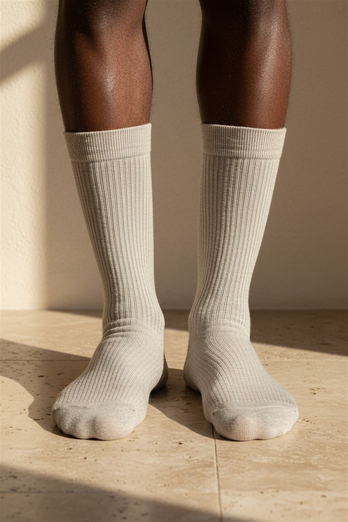 Mens Derby Light Gray Socks