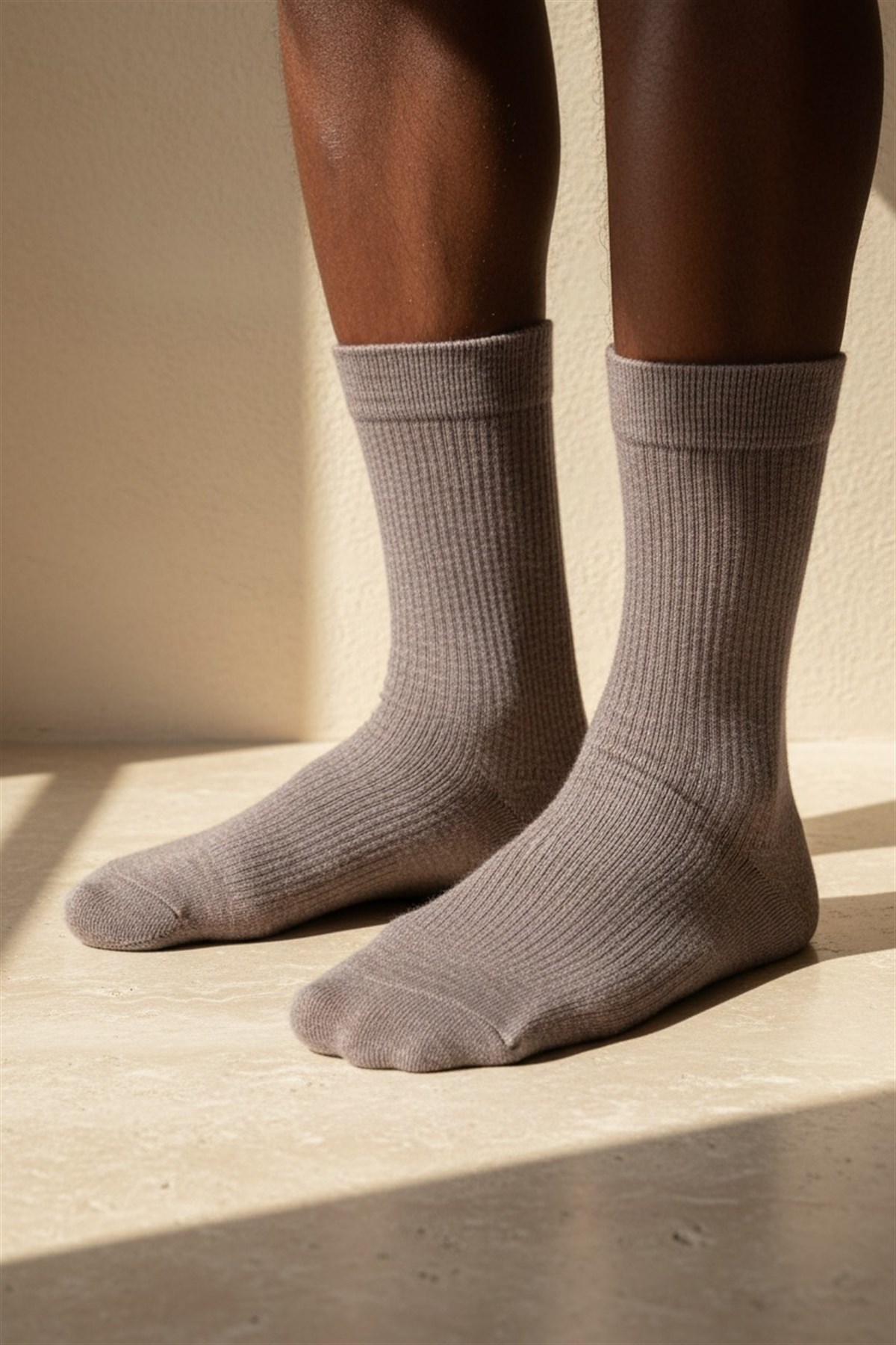 Mens Derby Light Brown Socks