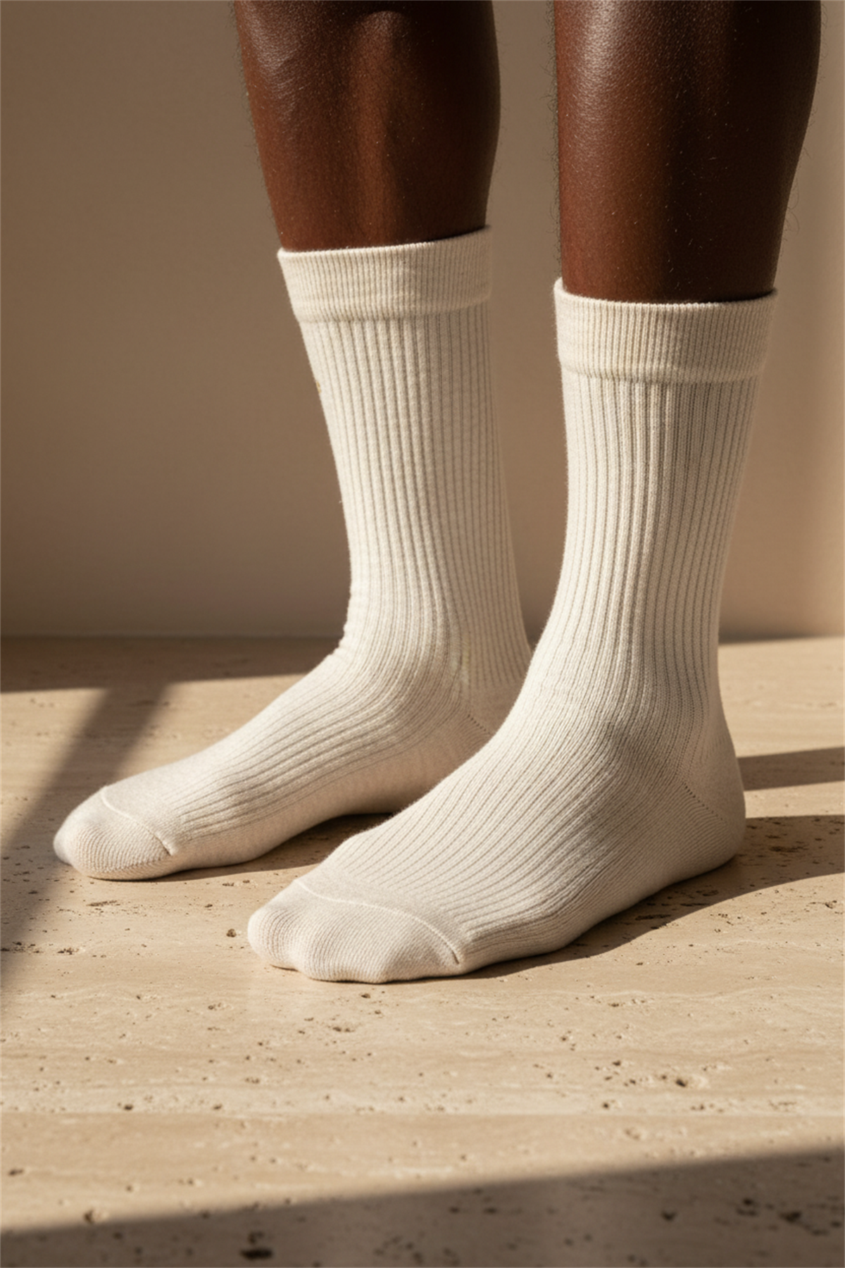 Mens Derby Ecru Socks