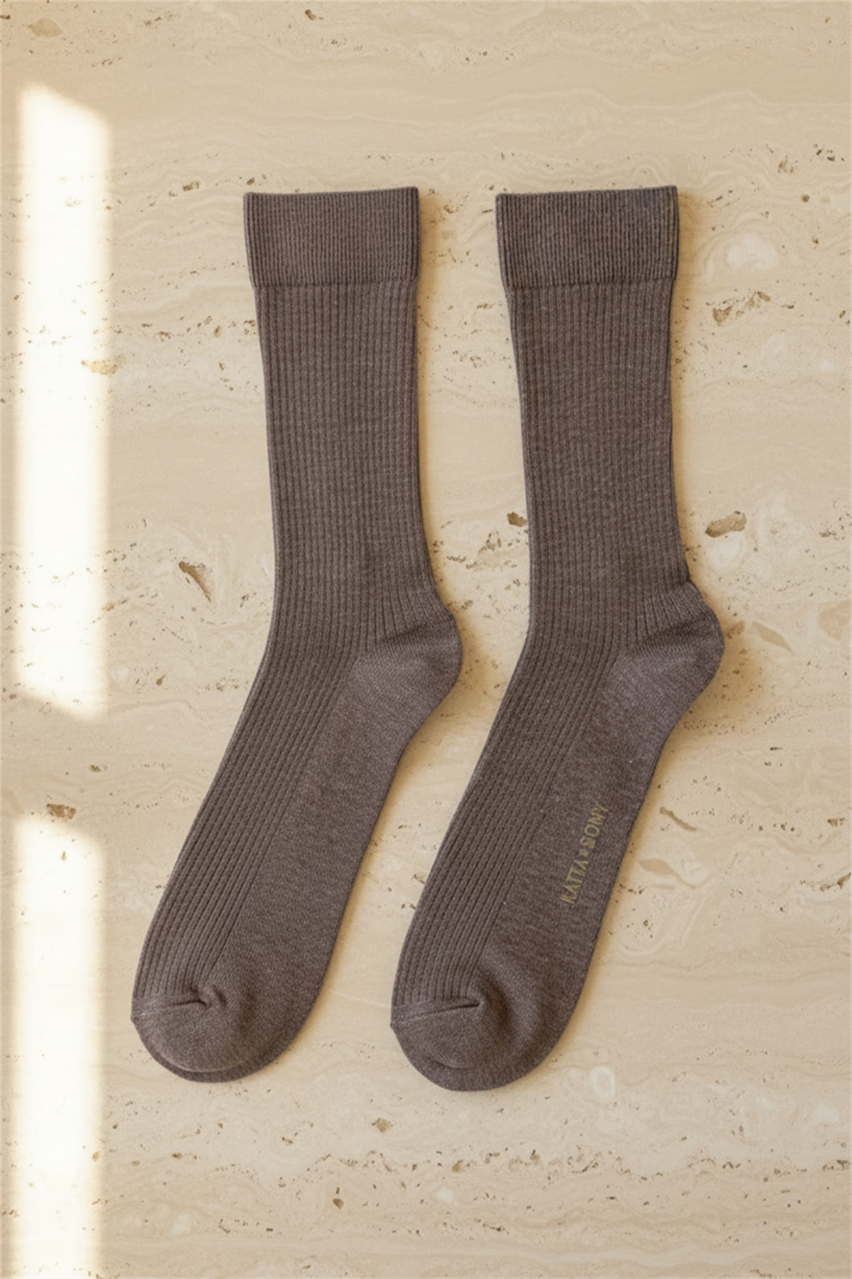 Mens Derby Brown Socks