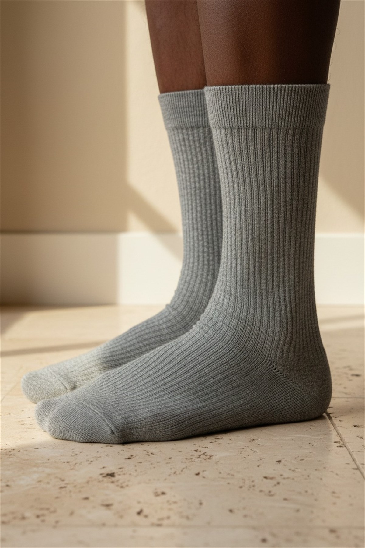 Mens Derby Dark Gray Socks