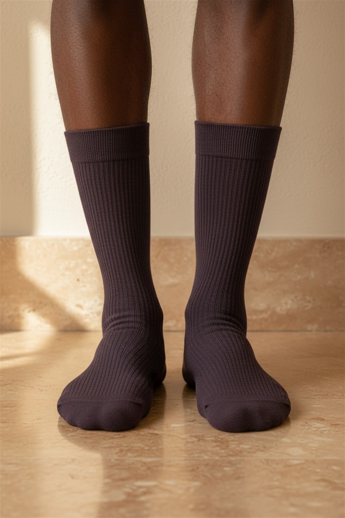 Mens Derby Dark Brown Socks