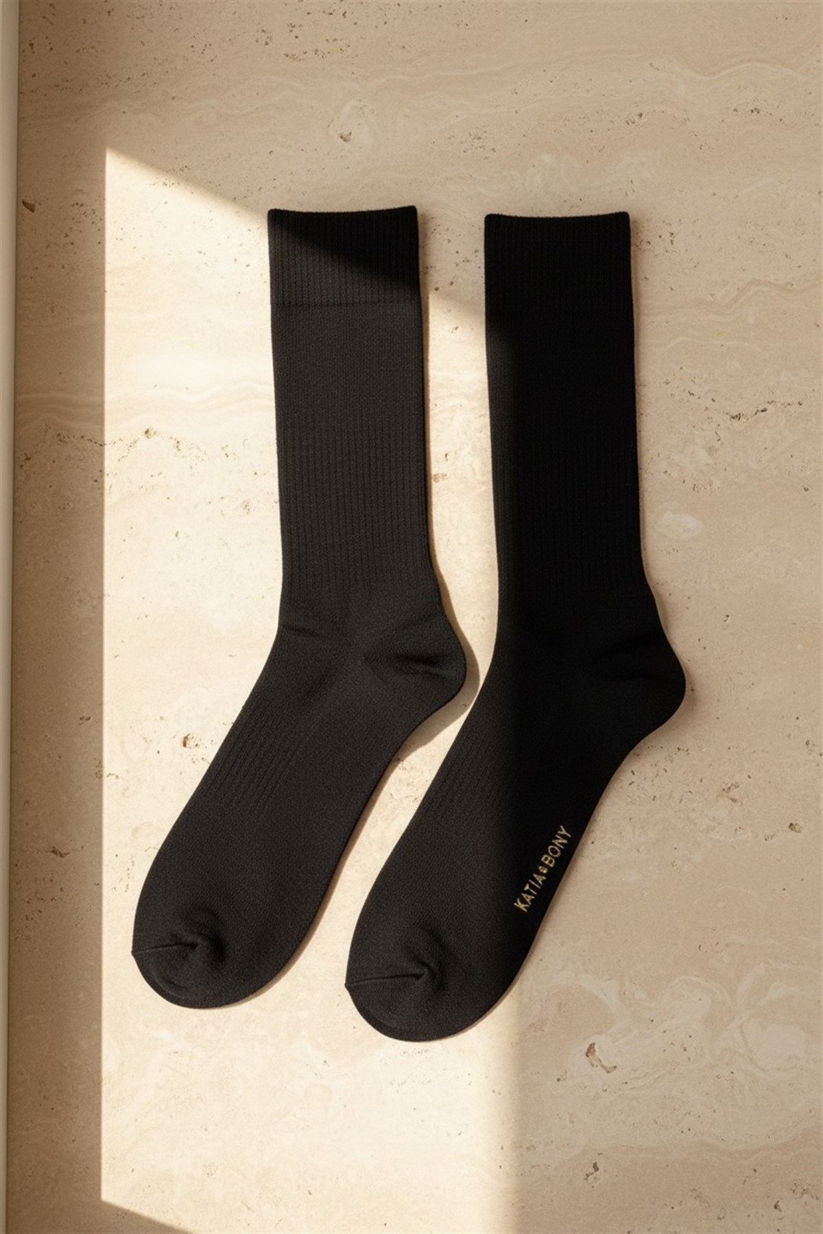 Mens Derby Black Socks
