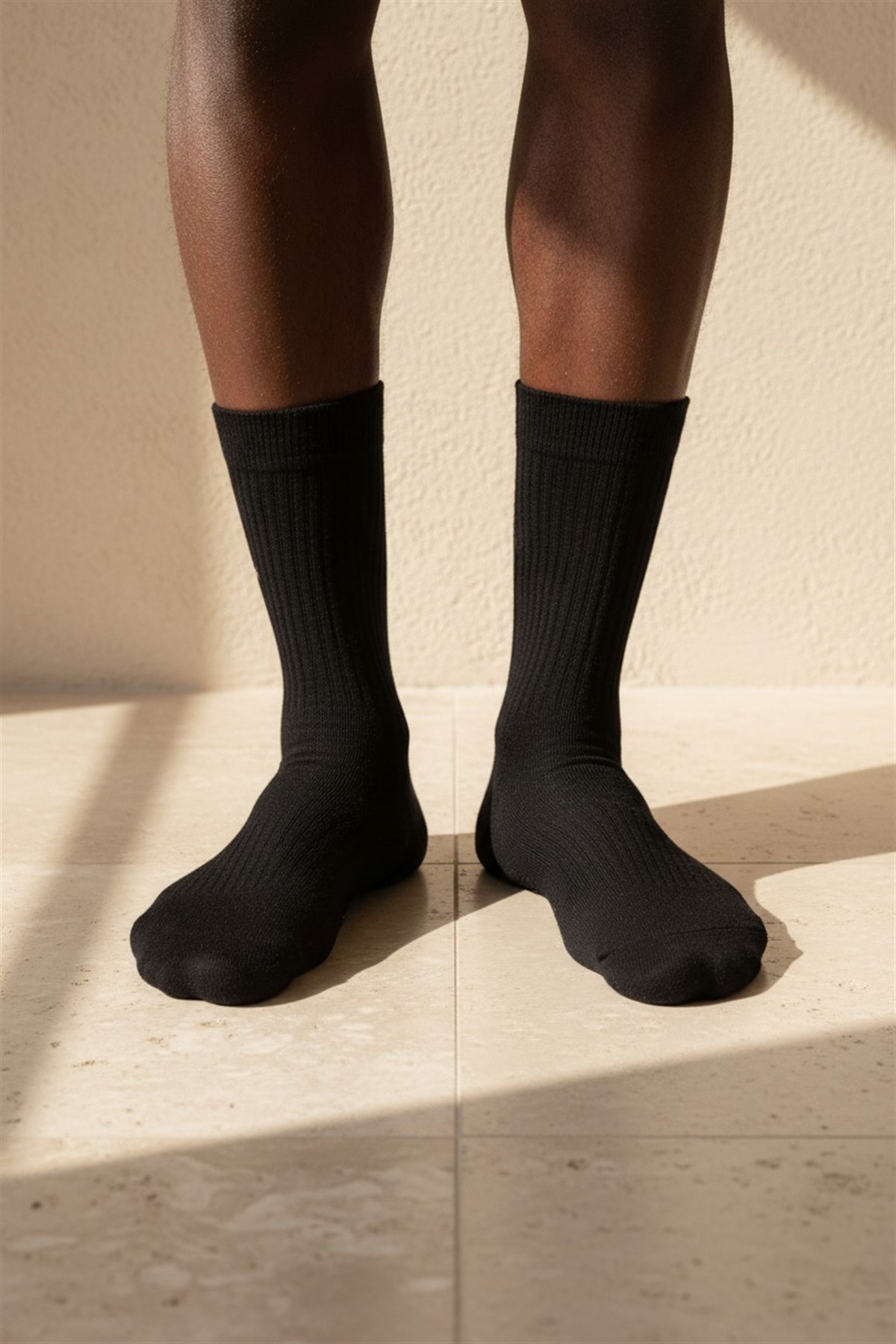 Mens Derby Black Socks