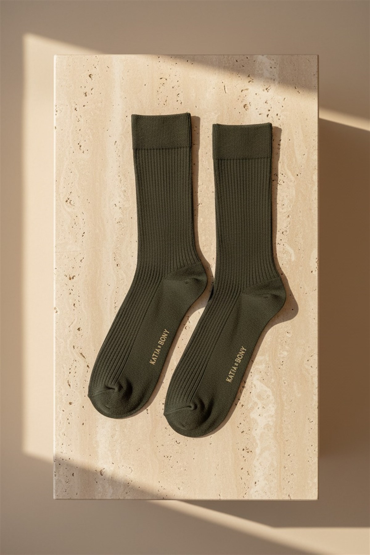 Mens Derby Green Socket Socks