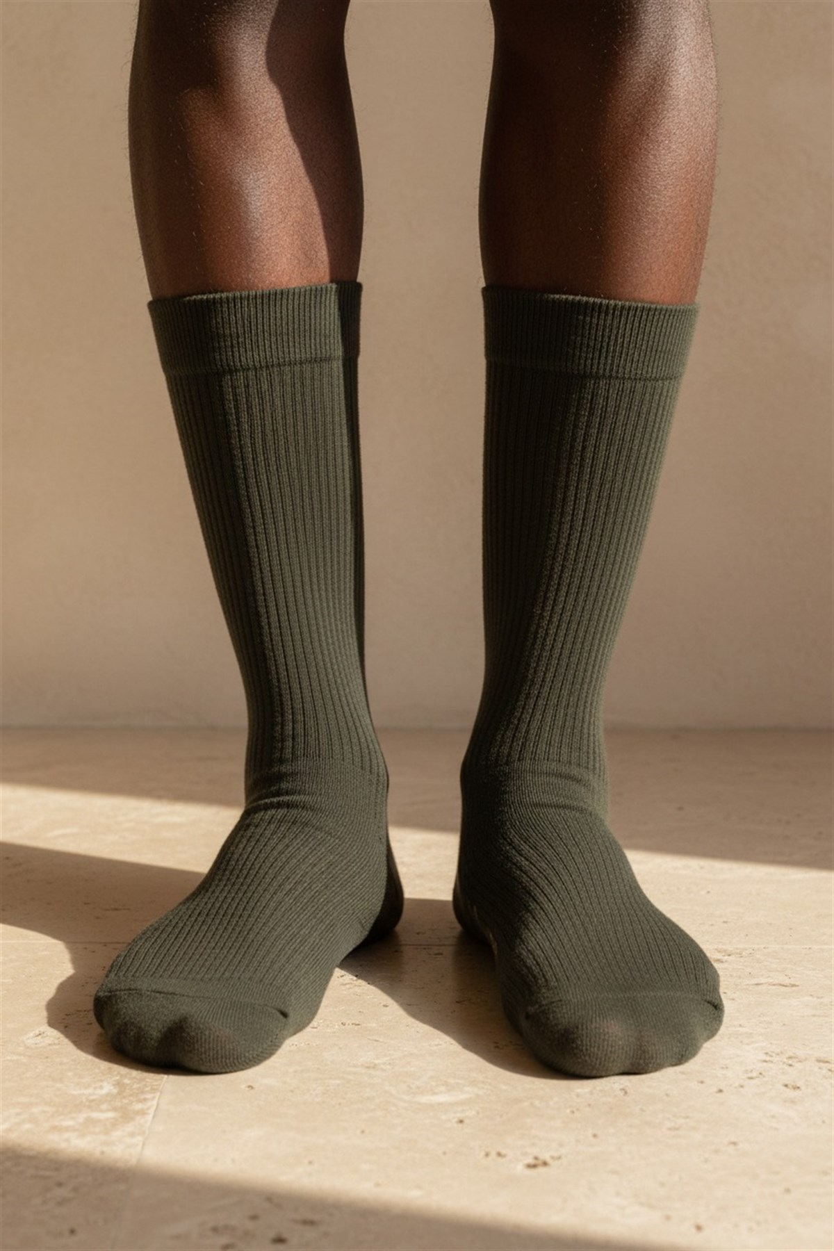 Mens Derby Green Socket Socks