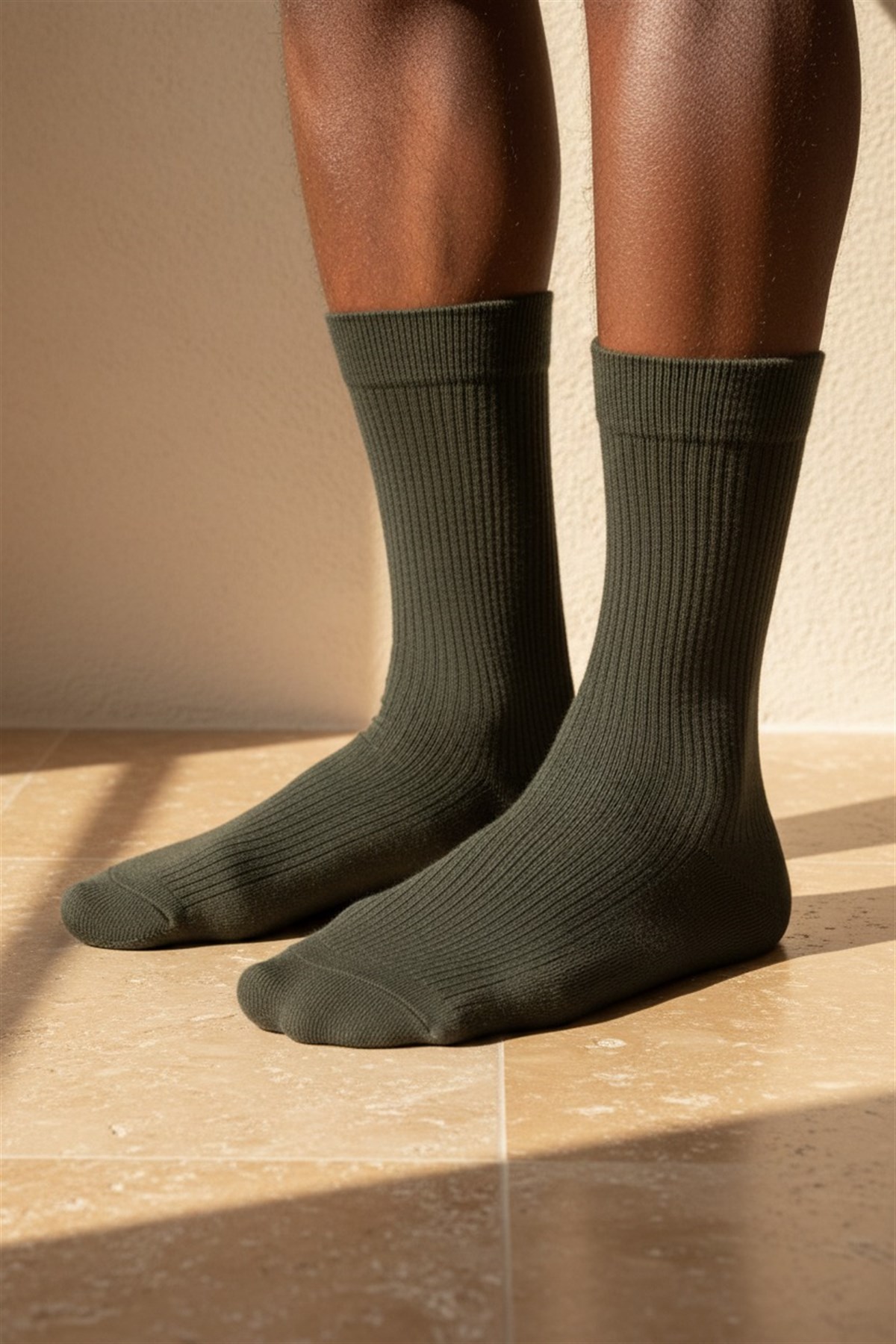 Mens Derby Green Socket Socks