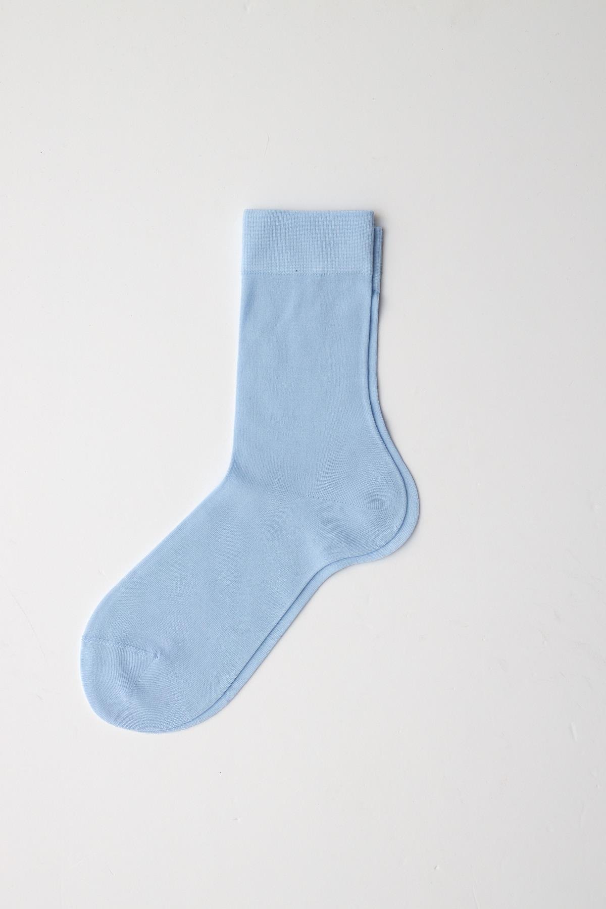 Erkek Family Soket Çorap Açık Mavi