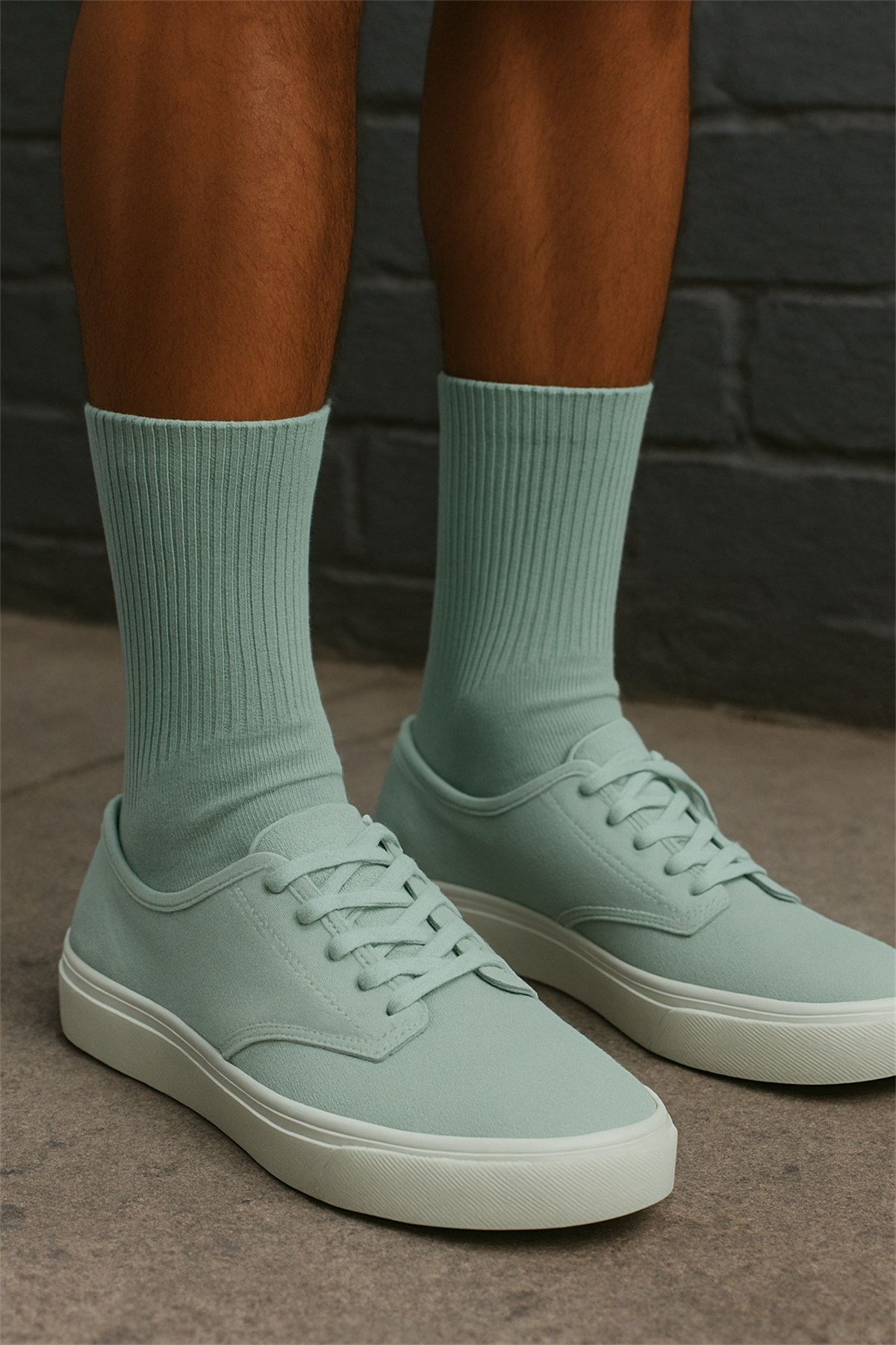 Erkek Havlu Taban Uzun Konç Basic Soket Çorap Yeşil