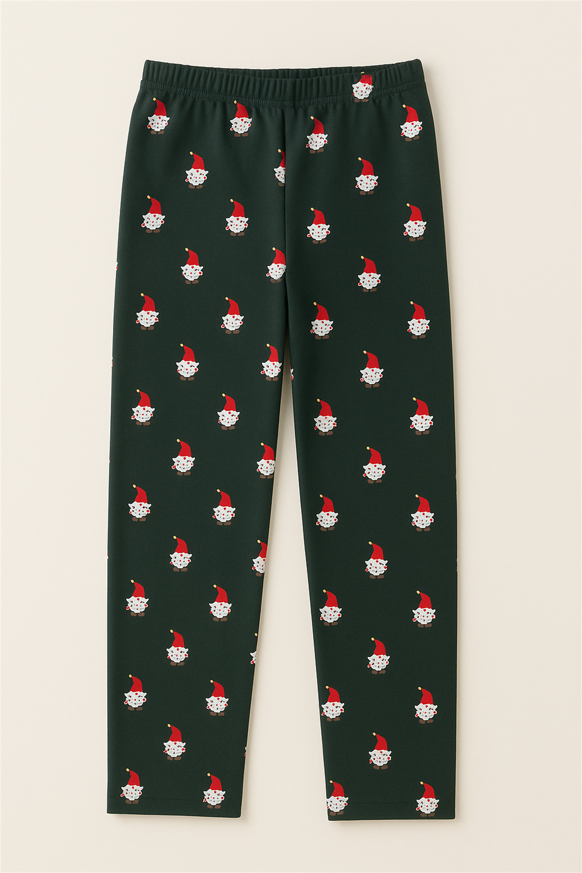 Erkek Santa Claus Yılbaşı Temalı Pijama Altı Yeşil