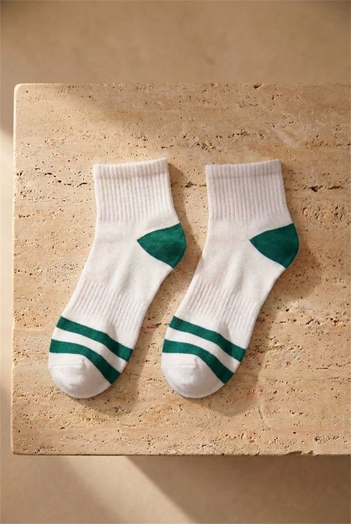 Erkek Sayı Detaylı 4lü Patik Çorap
