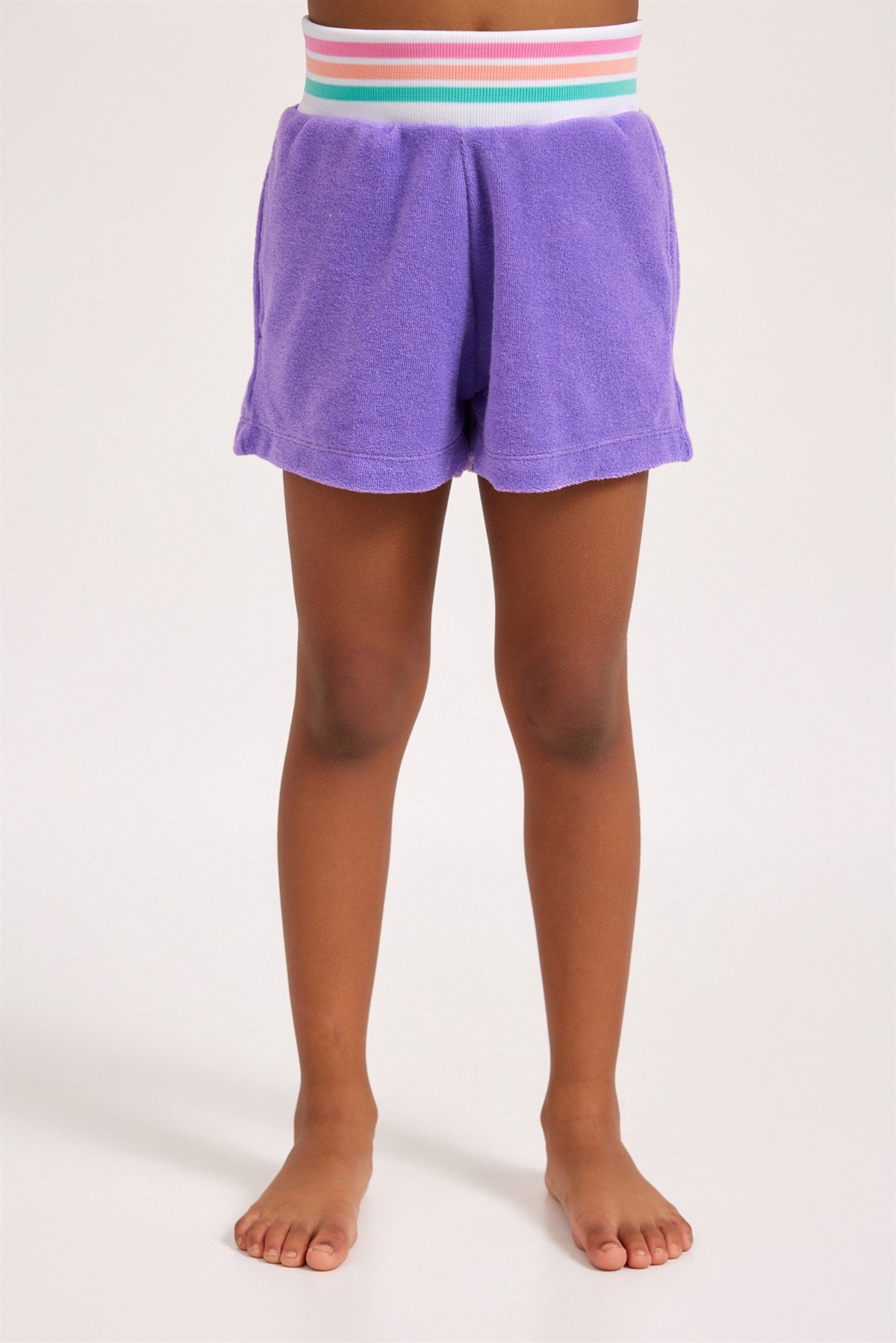 Fairytale Girls Towel Shorts Purple