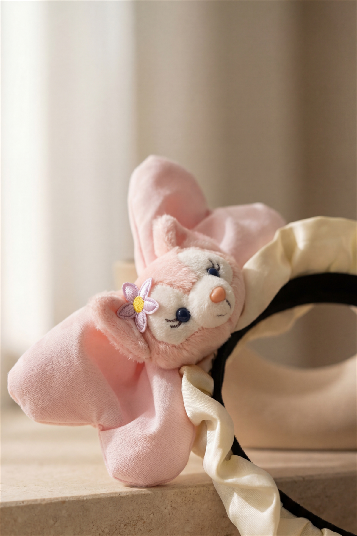 Fare Aksesuarlı Taç Pembe