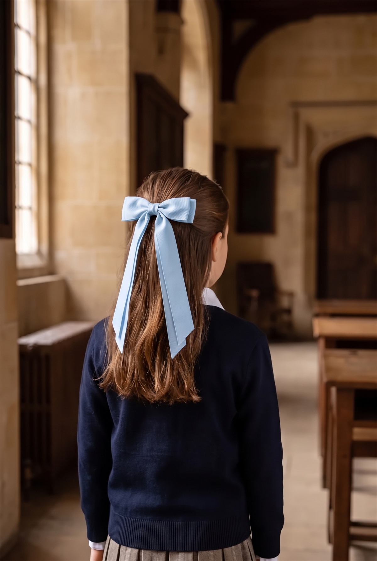 Bow Vending Buckle Blue
