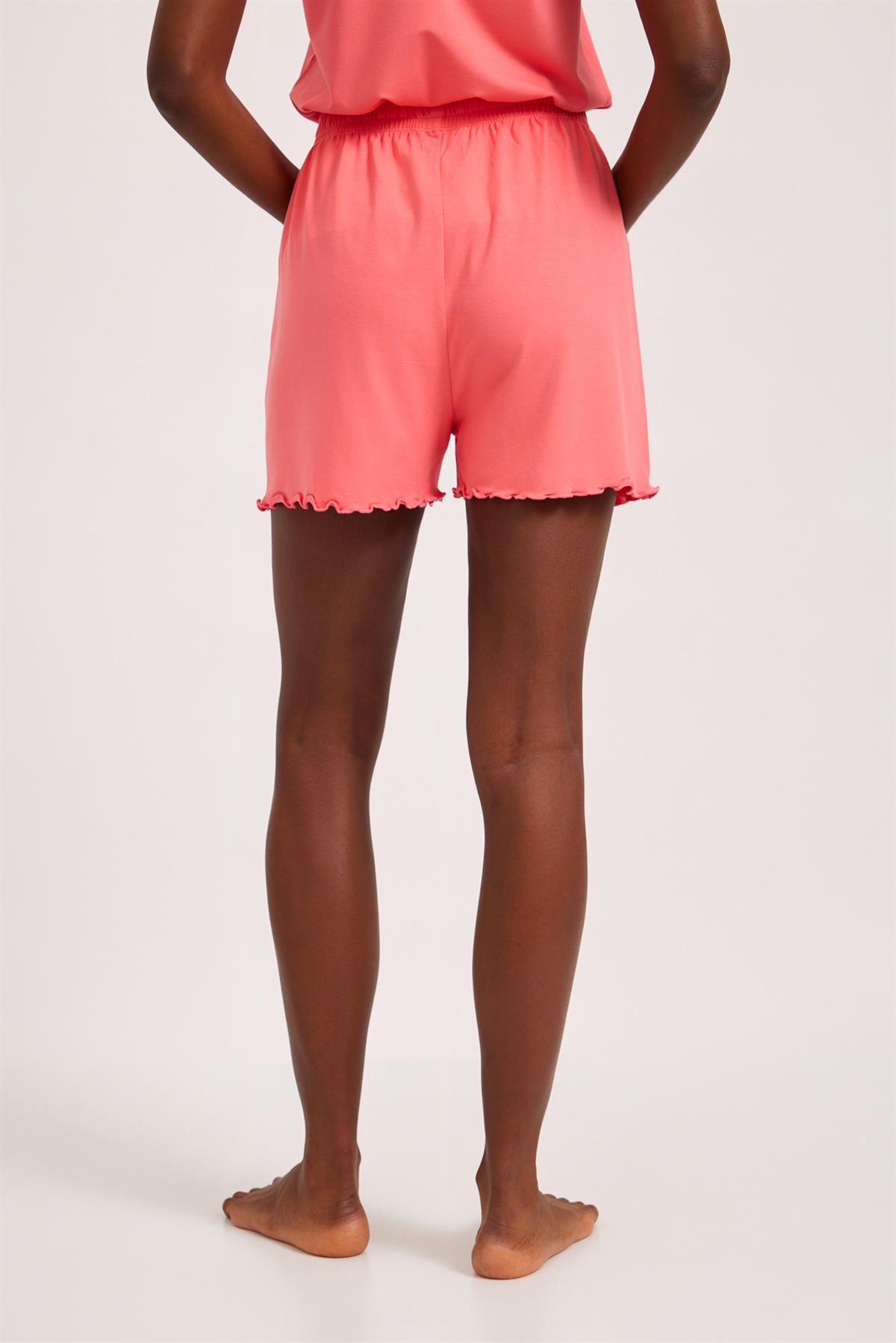 Fun Giraffe Womens Shorts Pink