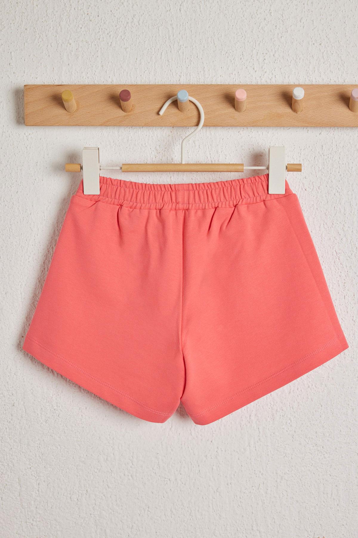 Fun Giraffe Girls Shorts Pink