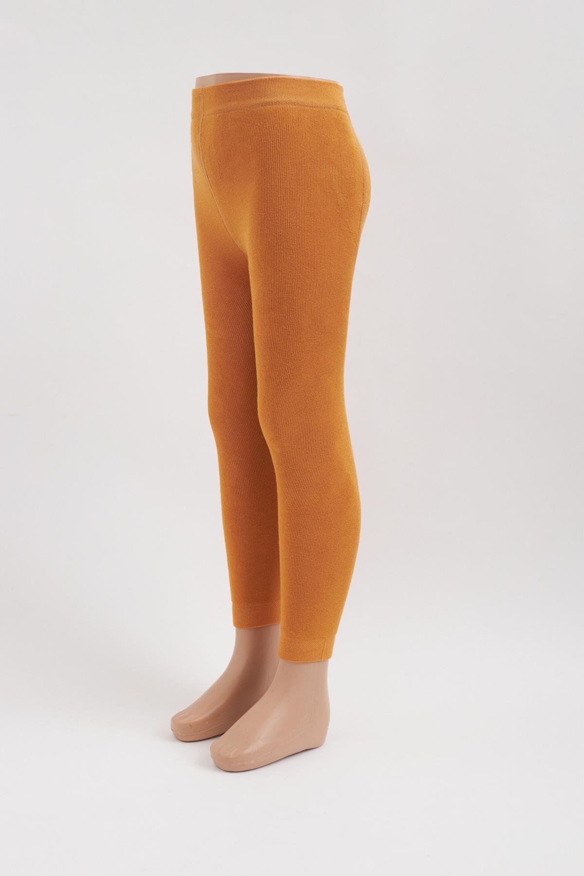 İçi Havlu Çocuk Tayt Kiremit