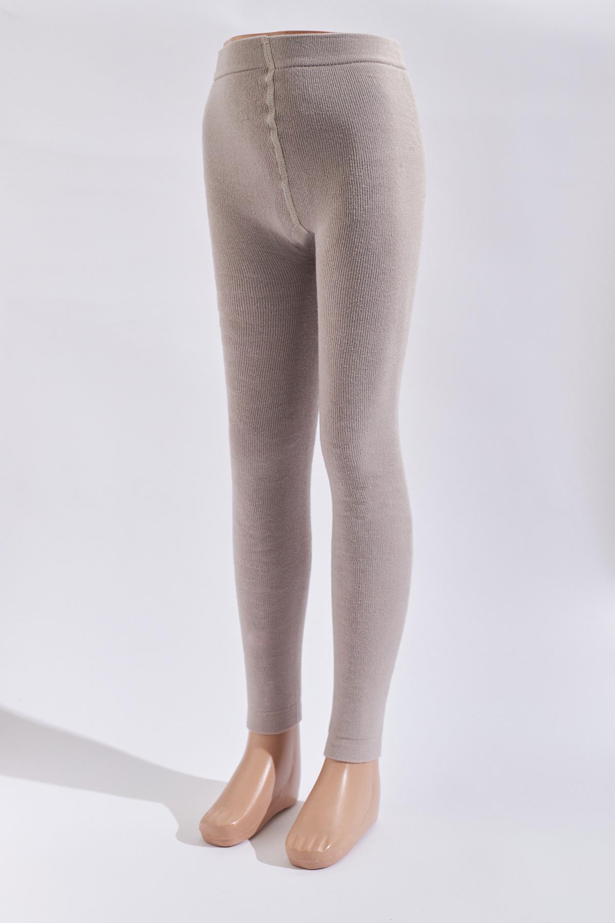 Childrens Tights With Towel Inside Cream