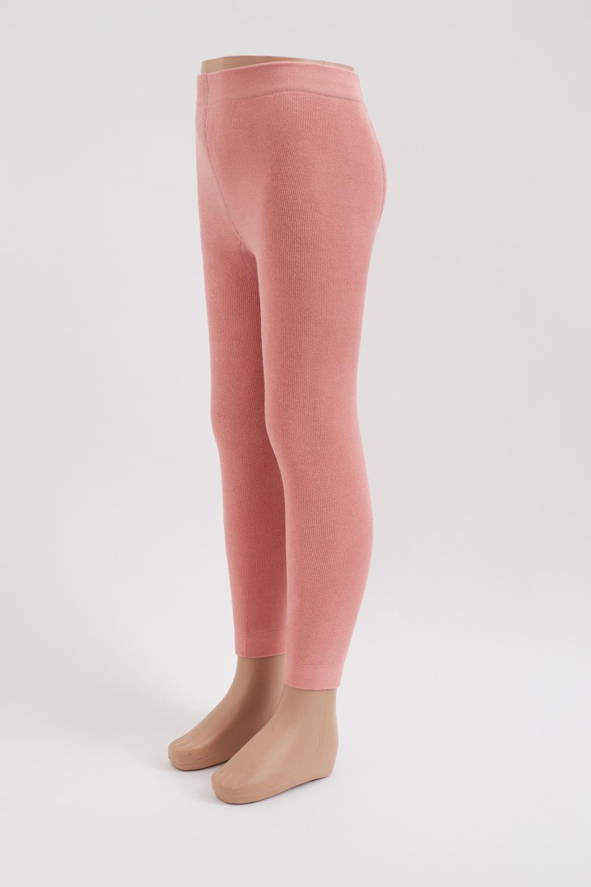 Childrens Tights With Towel Inside Peach C.