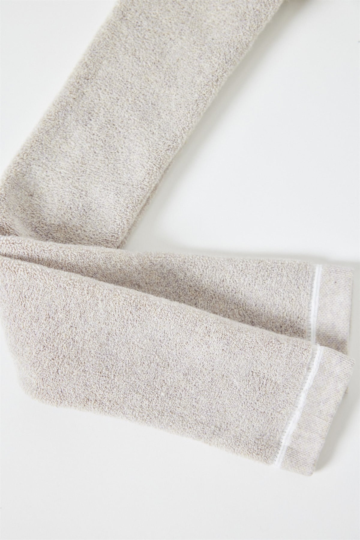 Towel-Lined Kids Leggings Cream