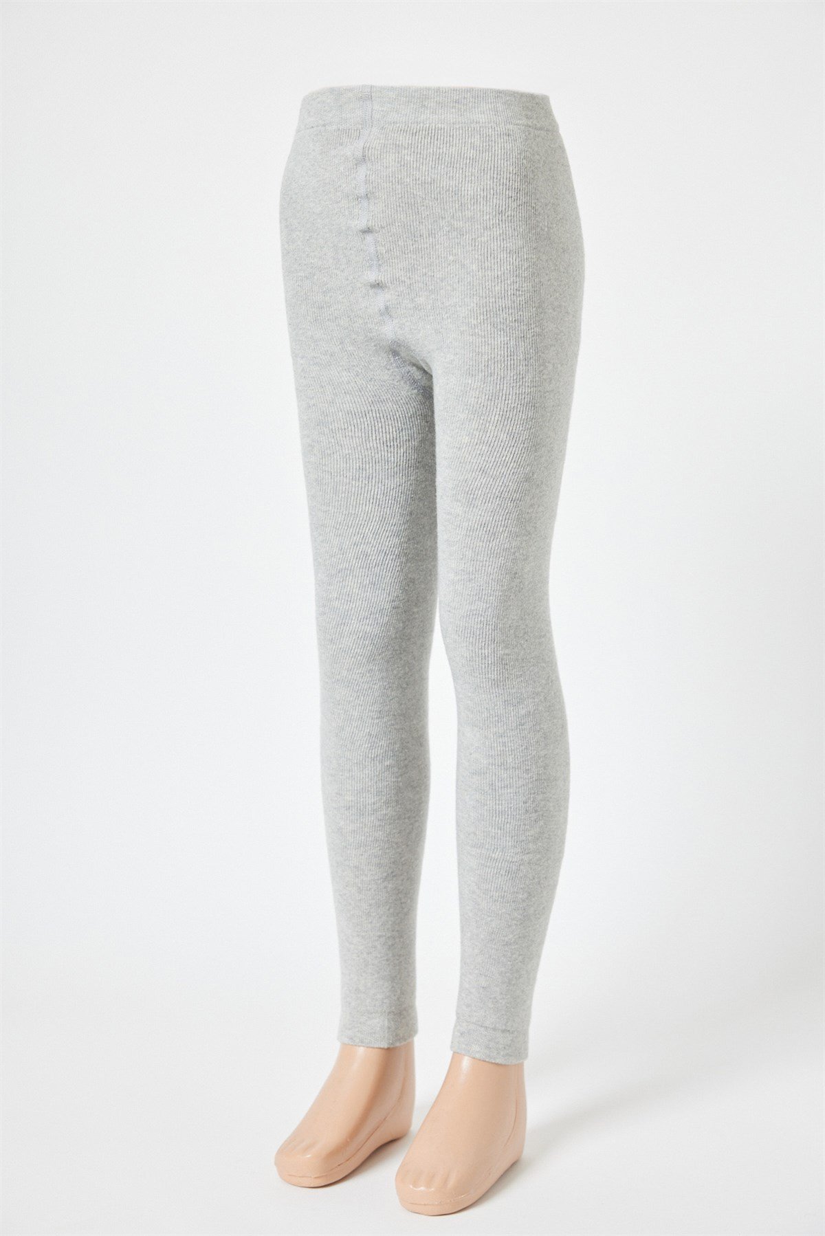 Towel Lined Childrens Leggings Gray