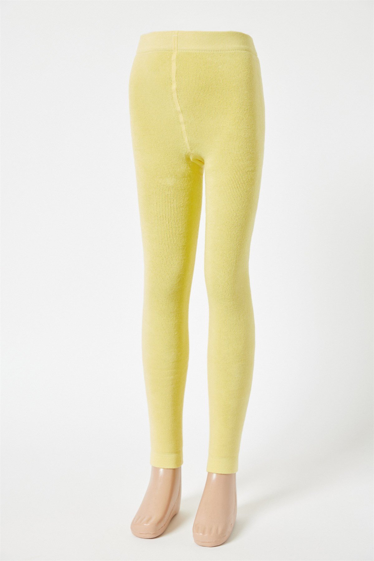 İçi Havlu Çocuk Tayt Sarı