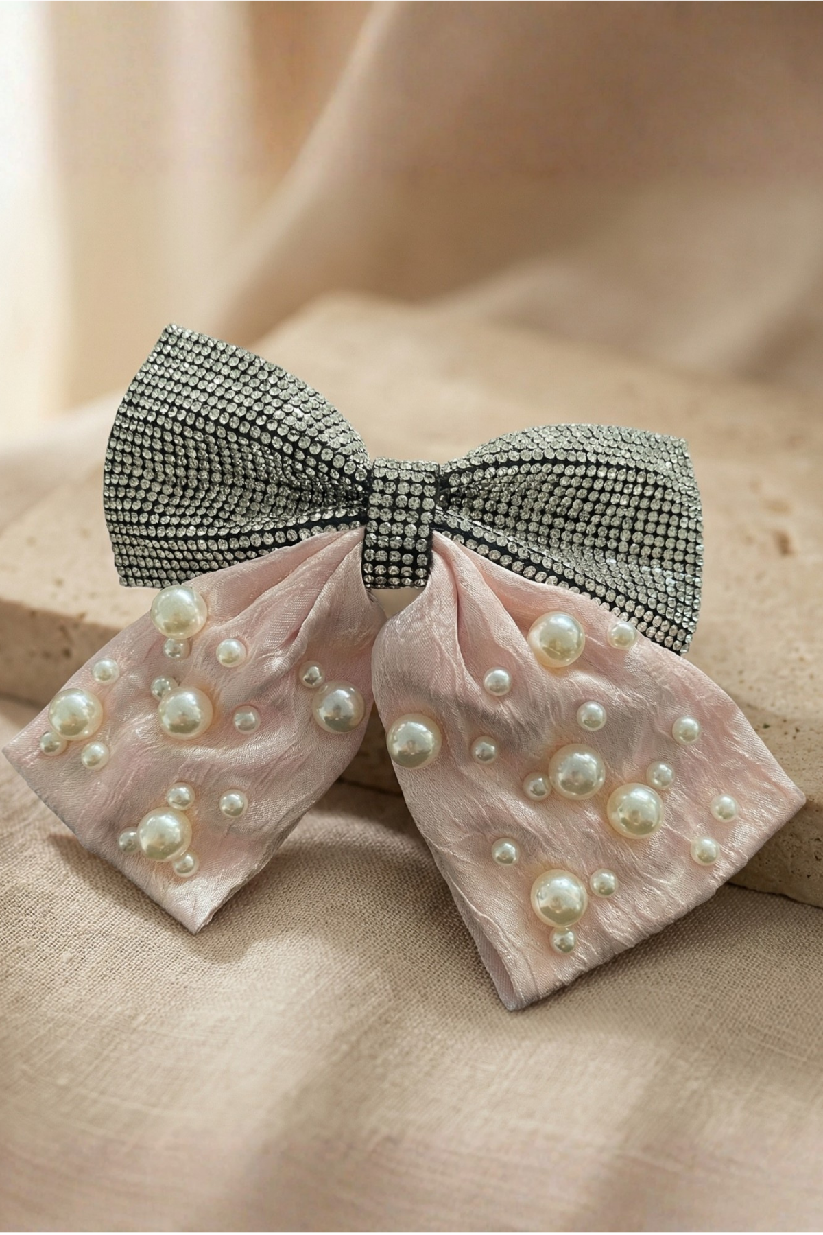 Pearl And Stone Vending Buckle Light Pink