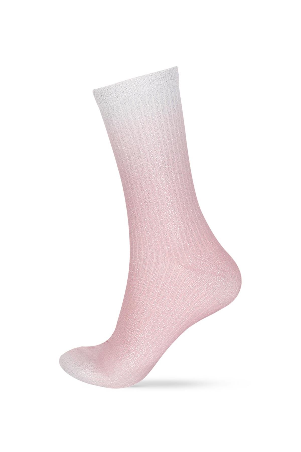 Womens 2-Pack Shiny Glitter Ankle Socks