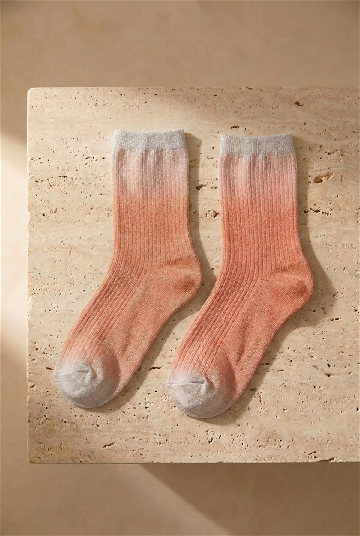 Kadın 2li Paket Parlak Simli Soket Çorap