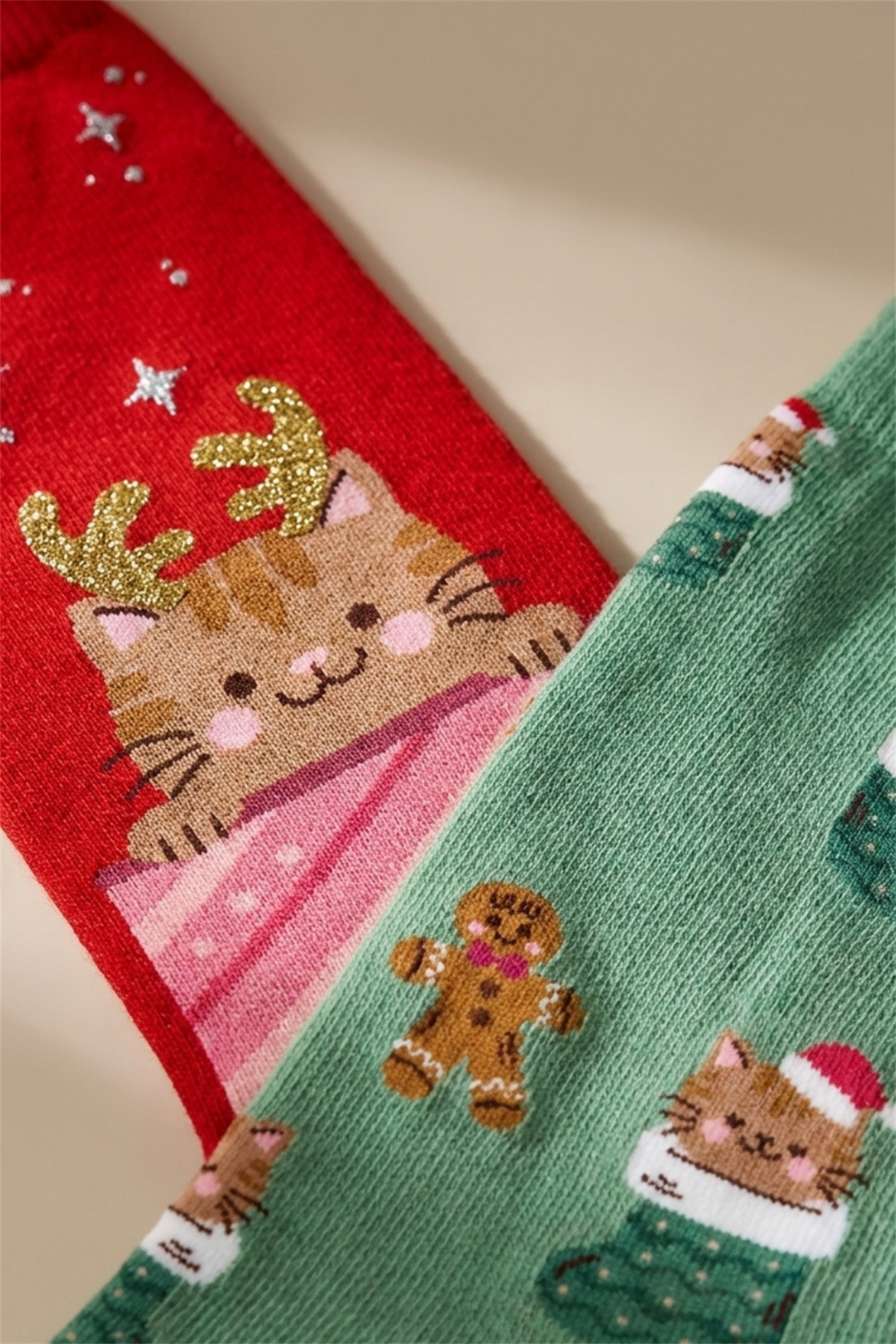 Kadın 3lü Kutulu Yılbaşı Soket Çorap
