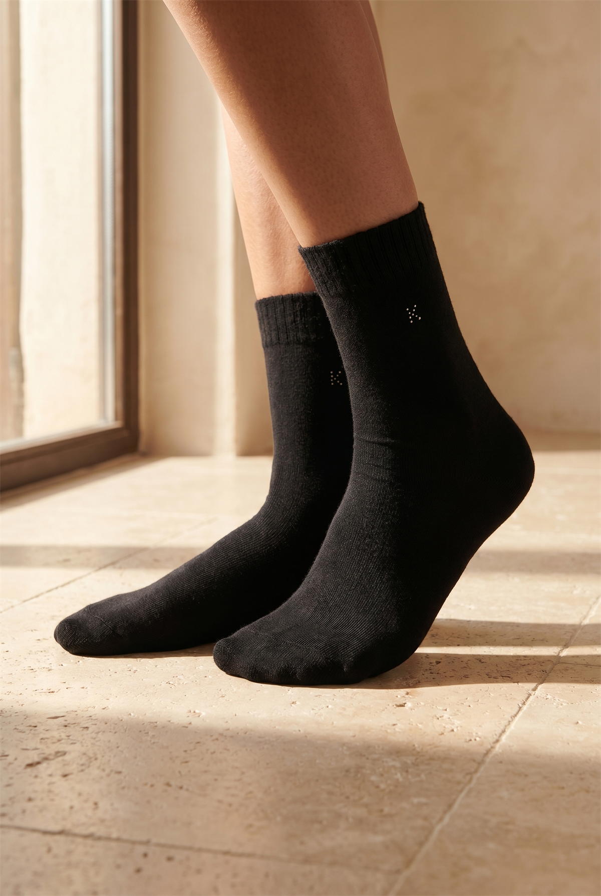 Kadın 3lü Paket Melissa Modal Soket Çorap Siyah/Siyah/Siyah