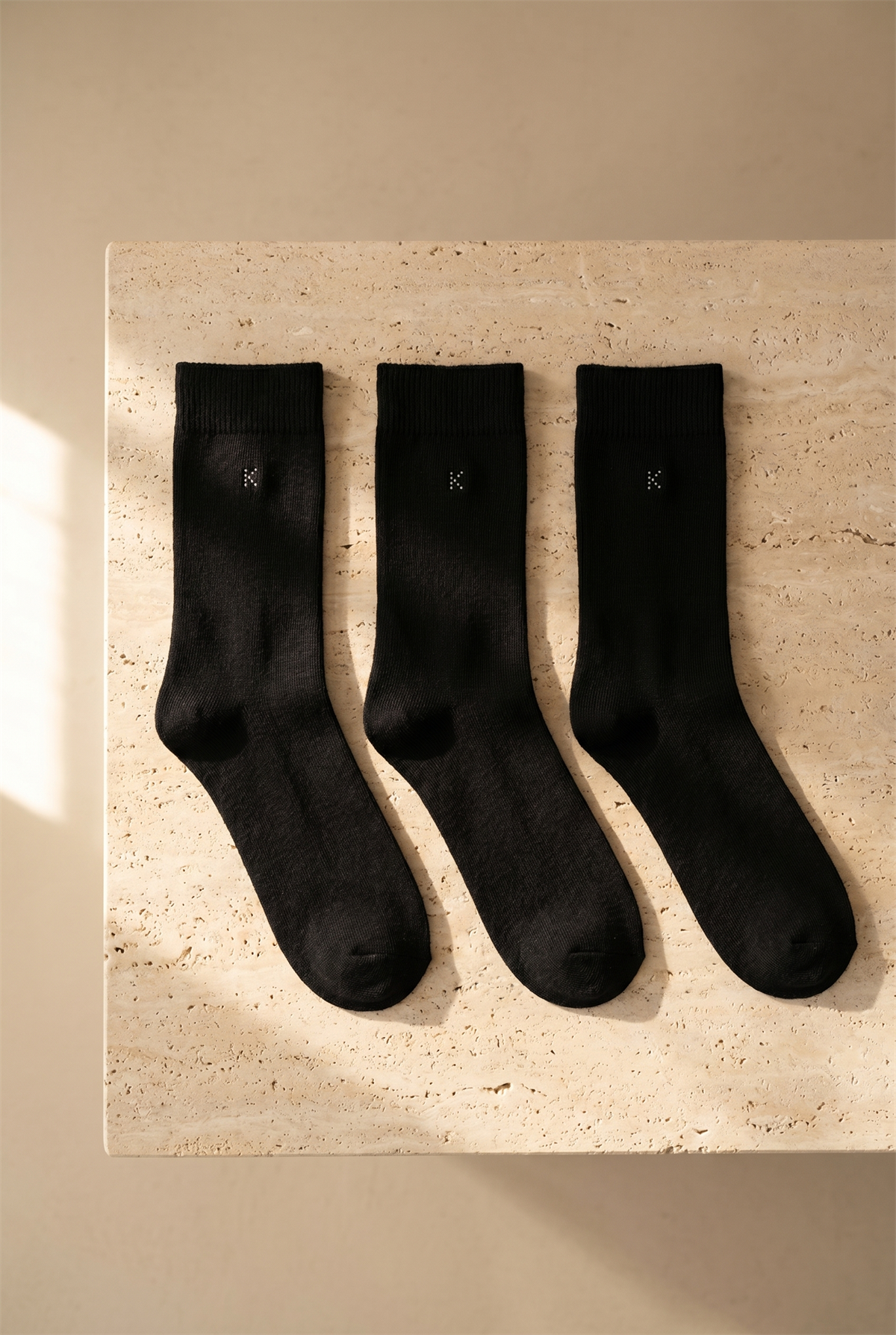 Kadın 3lü Paket Melissa Modal Soket Çorap Siyah/Siyah/Siyah