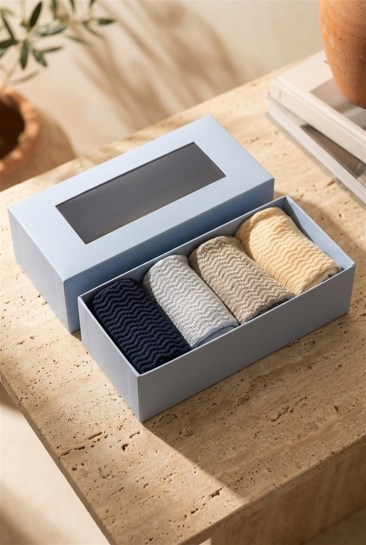 Kadın 4lü Kutulu Soket Çorap Seti