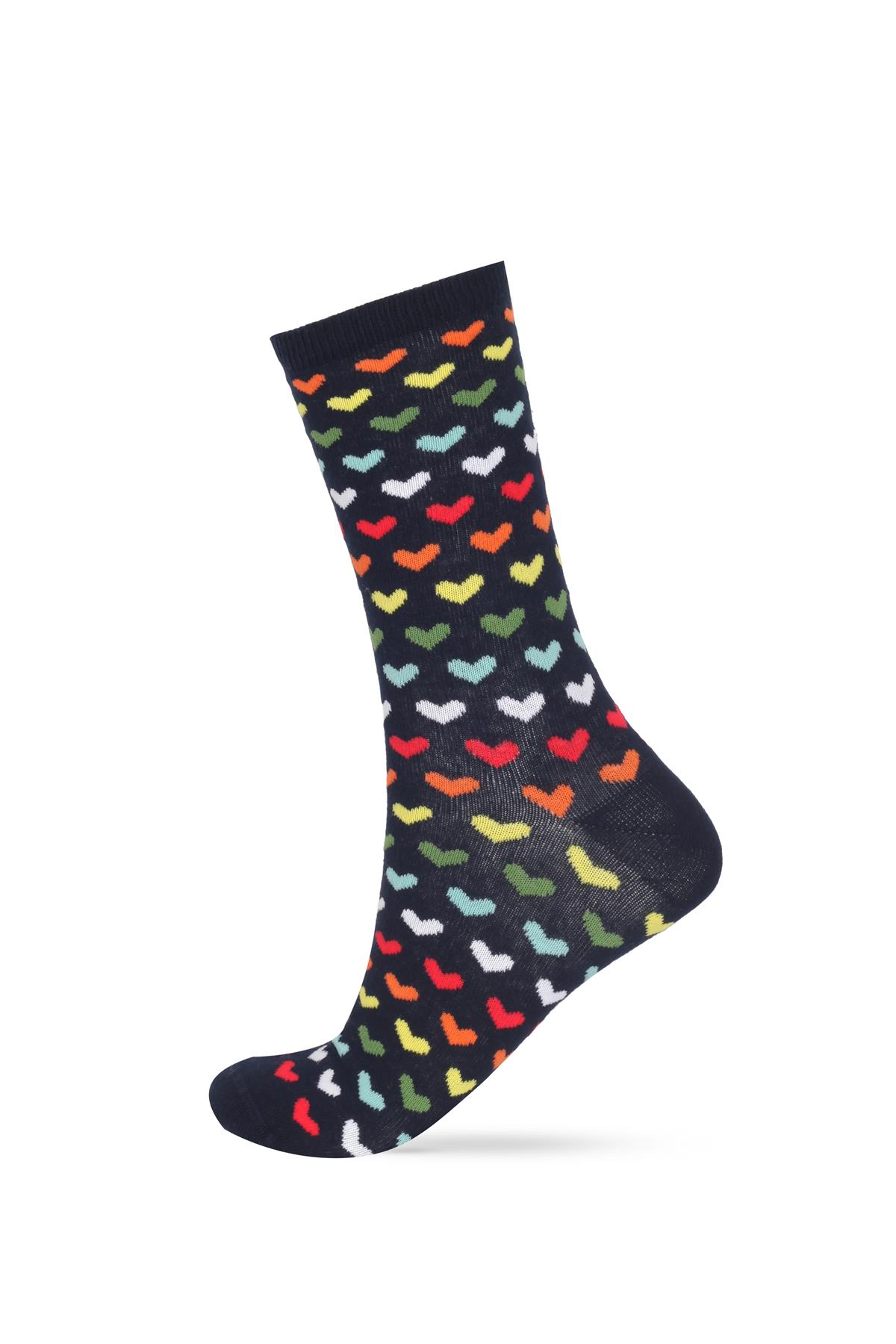 Womens 6-Pack Patterned Ankle Socks