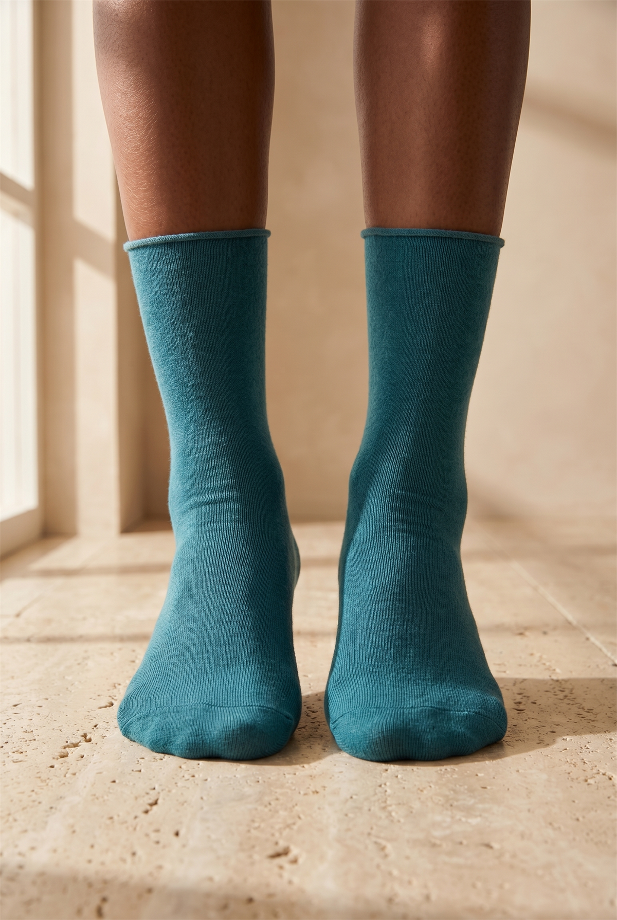 Kadın Basic Modal Soket Çorap Yeşil