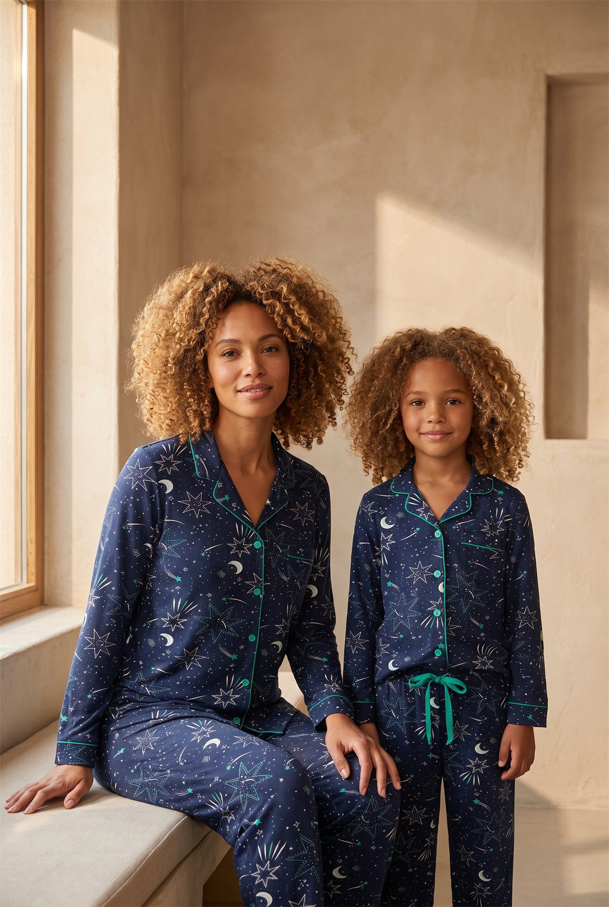 Kadın Blue Harmony Pijama Takımı Lacivert