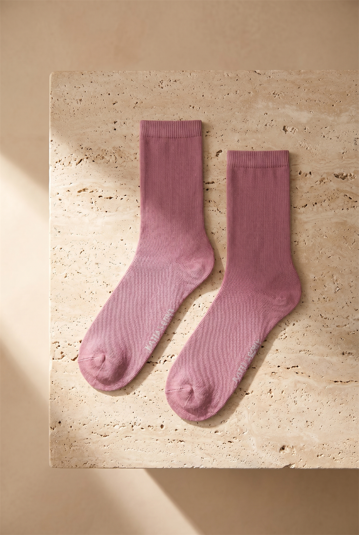 Kadın Family Basic Soket Çorap Gül Violet