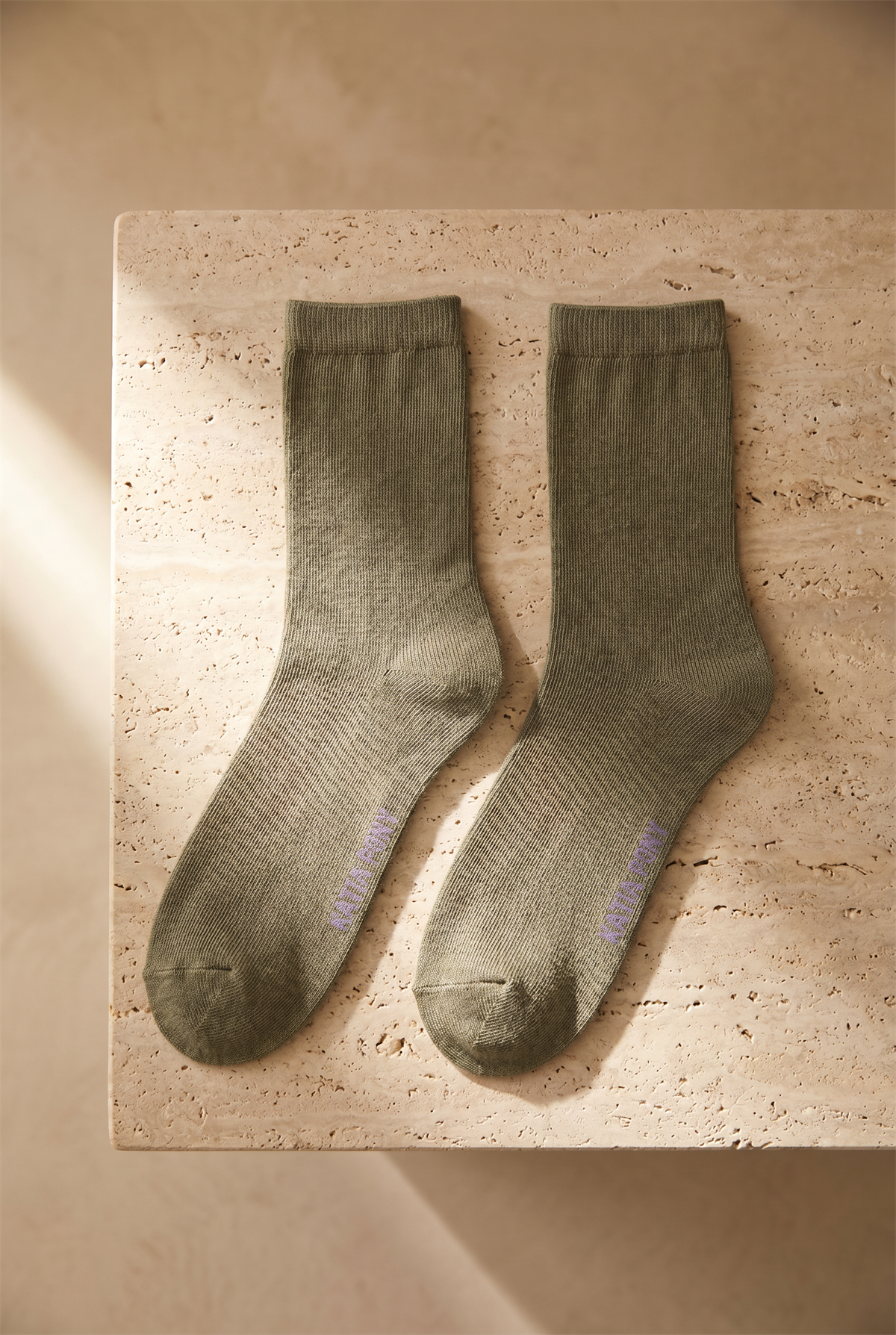 Kadın Family Basic Soket Çorap Haki