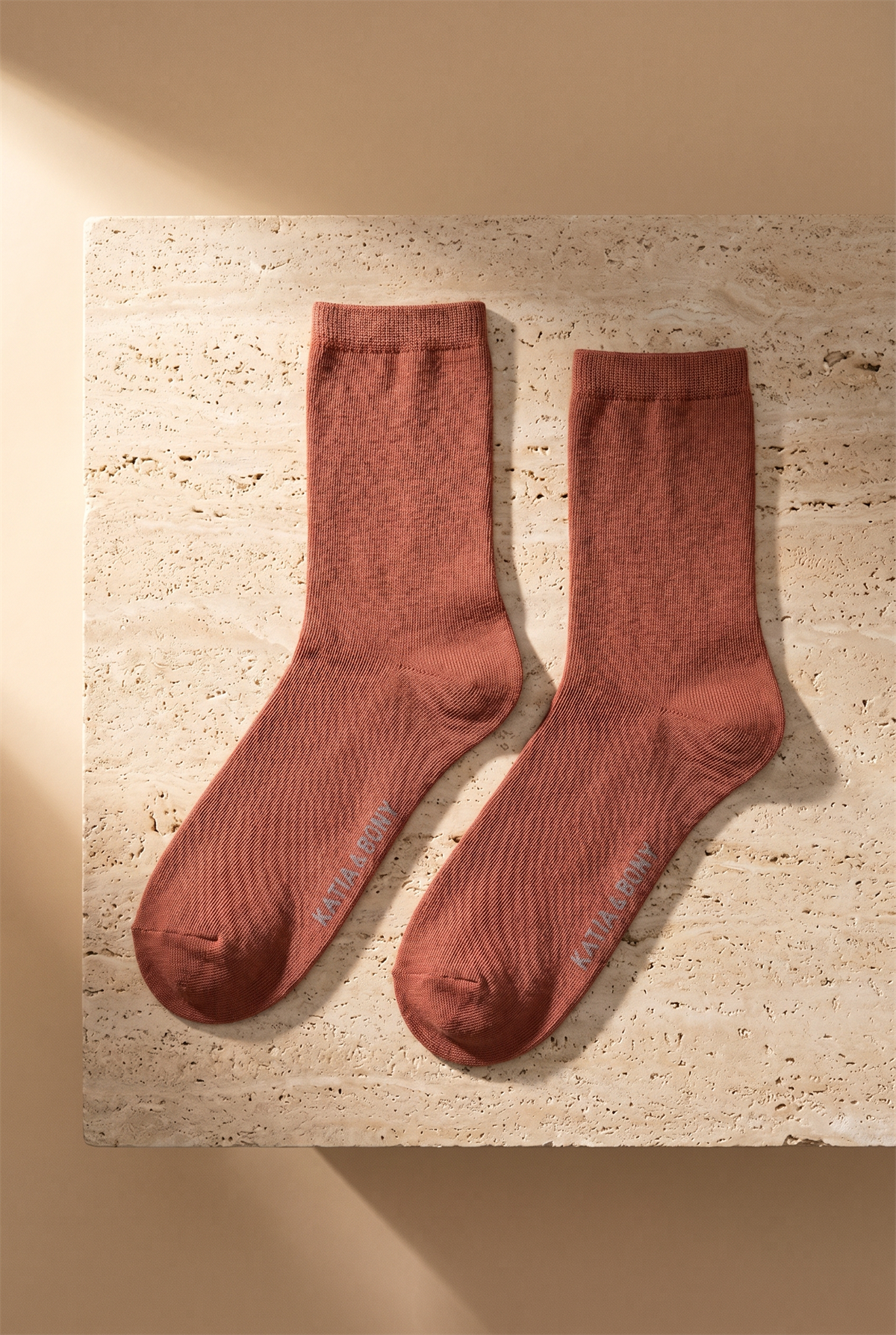 Kadın Family Basic Soket Çorap Kahverengi