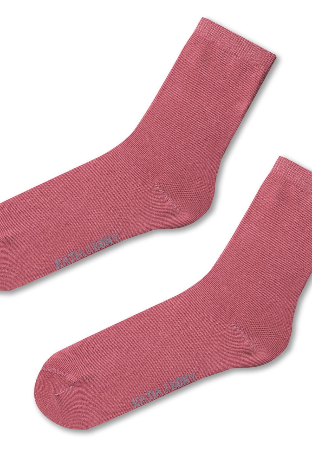 Womens Family Basic Sock Pink