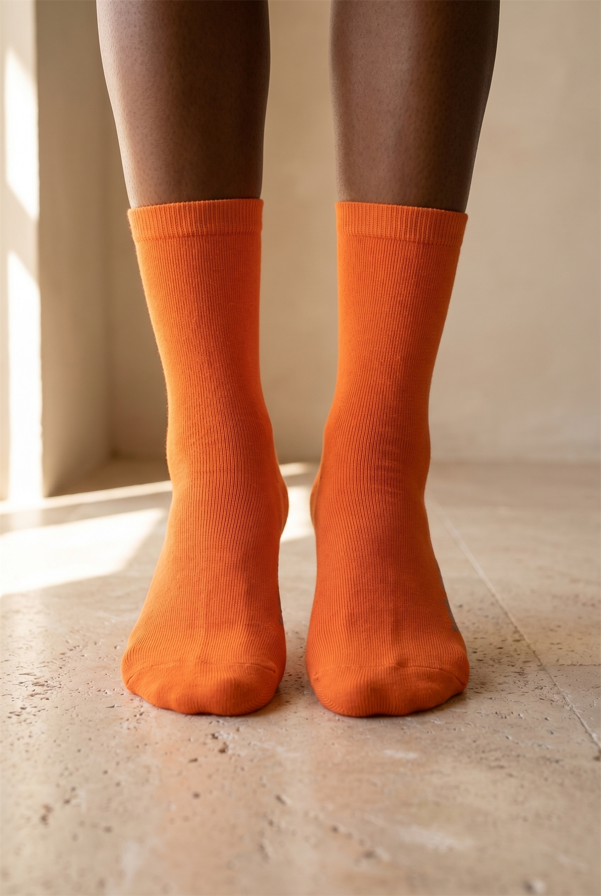 Kadın Family Basic Soket Çorap Turuncu
