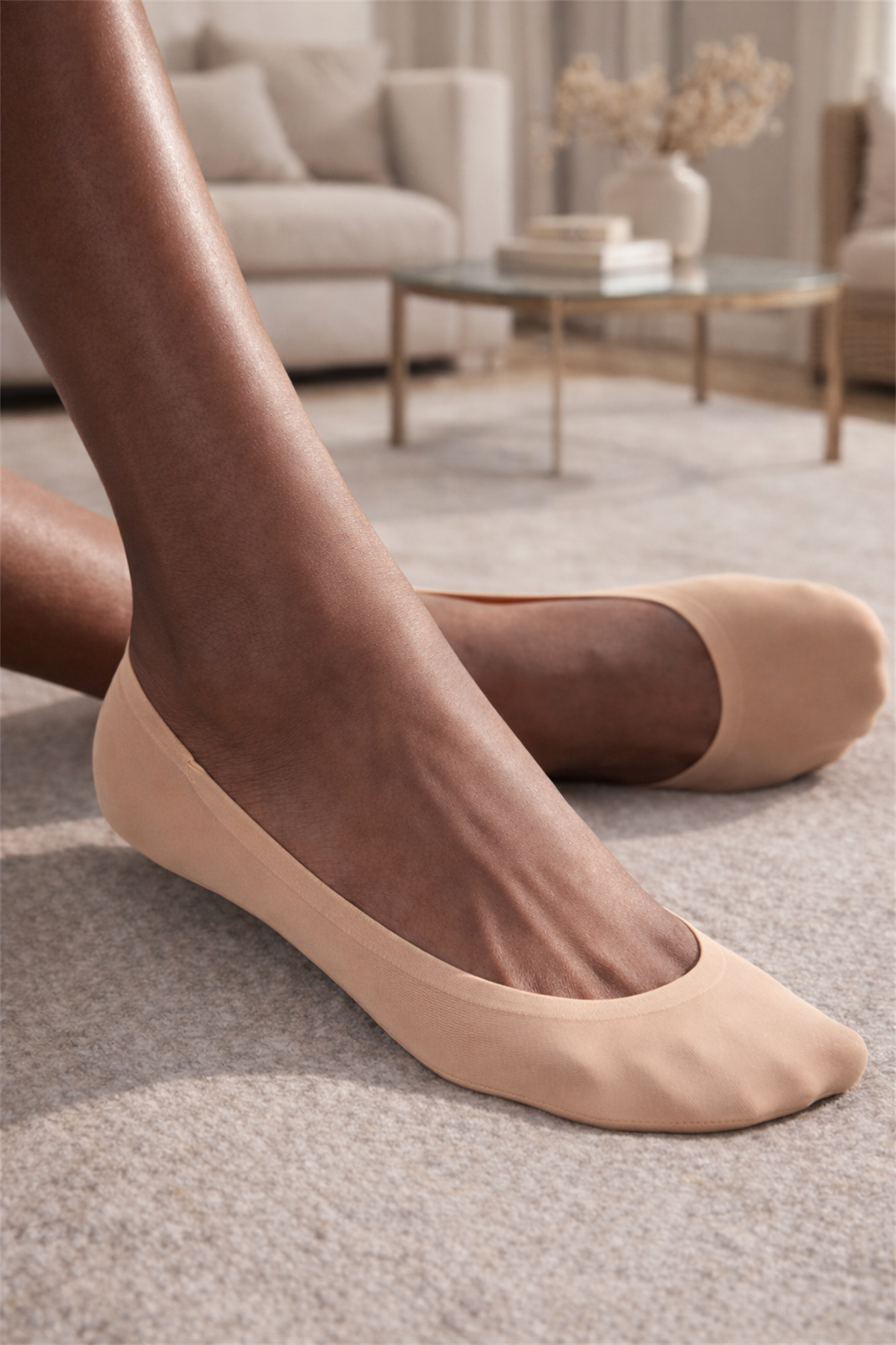 Kadın Görünmez Babet Çorap Ten