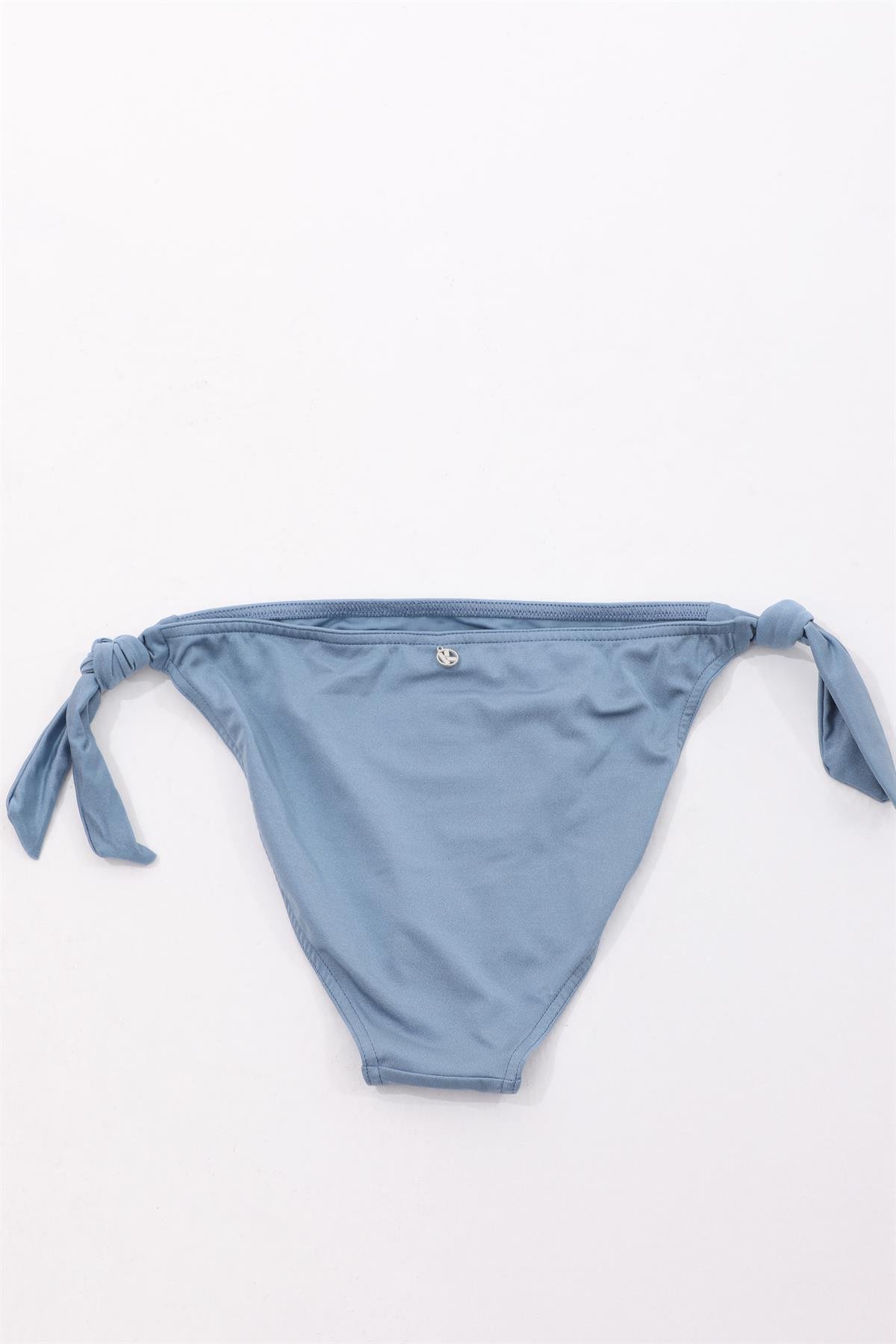 Kadın Gümüş Renkli Bağlamalı Bikini Altı