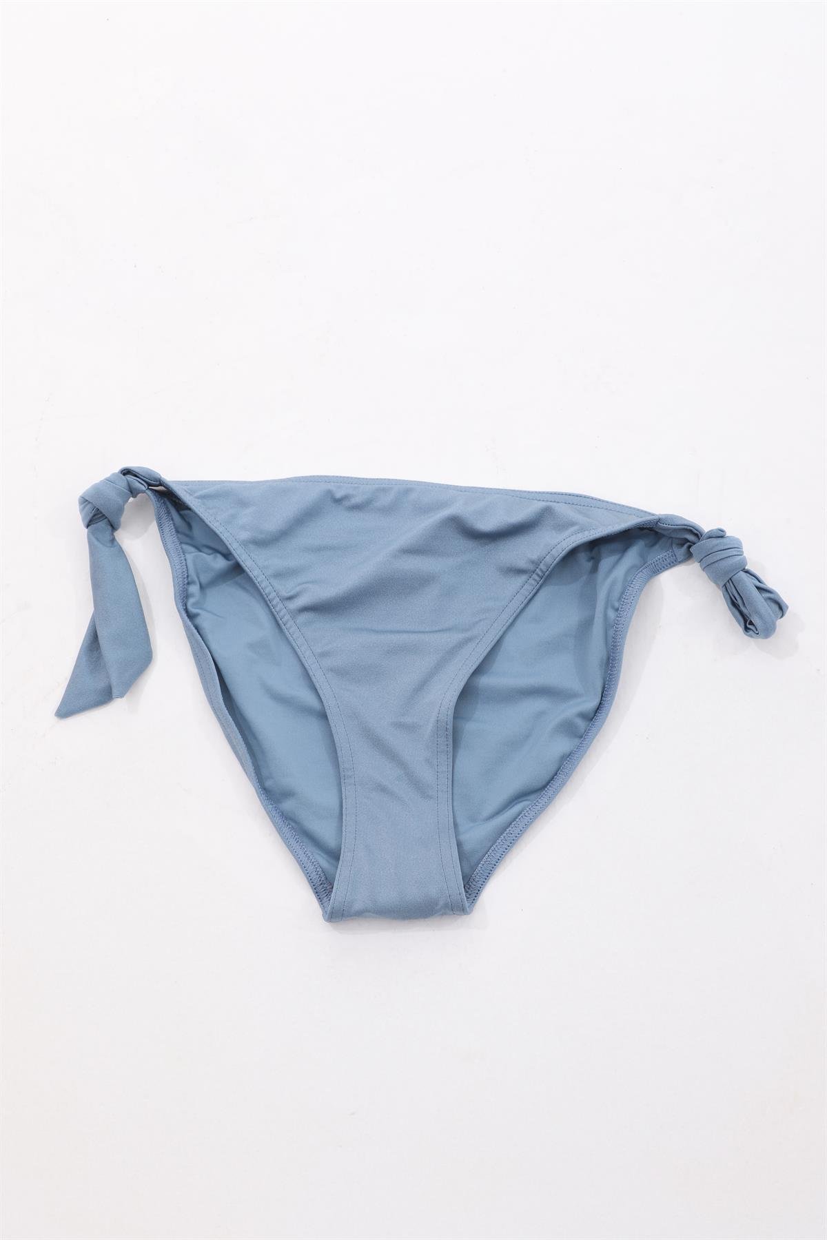 Kadın Gümüş Renkli Bağlamalı Bikini Altı