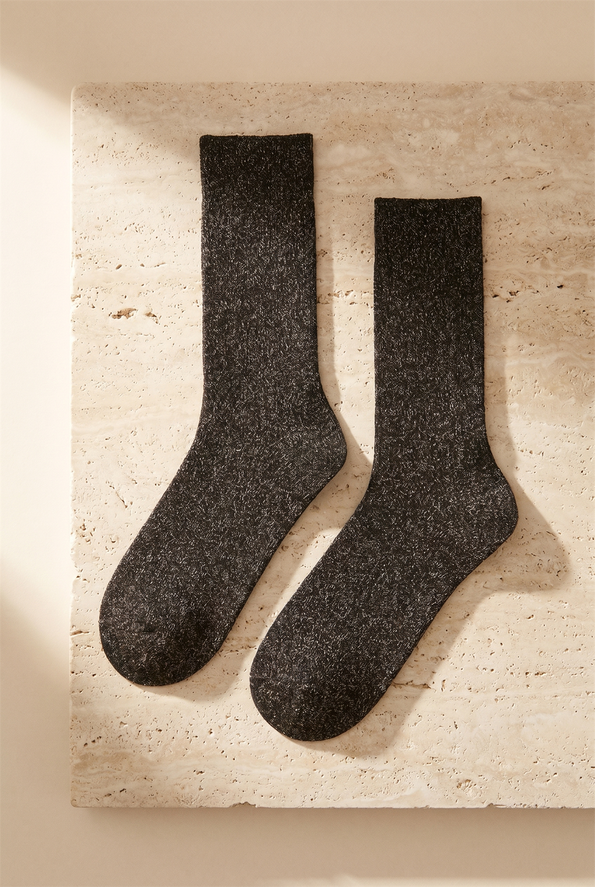 Kadın New Shine Soket Çorap Siyah