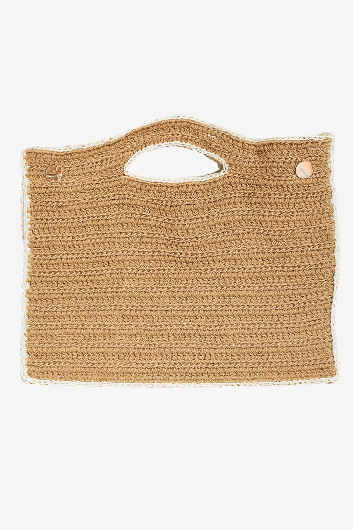 Womens Large Daisy Embroidered Straw Bag