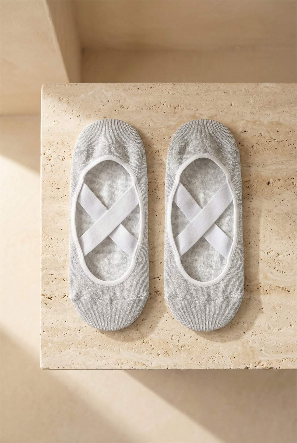 Kadın Pilates Çorabı Gri